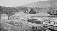 Bantry Town Station in County Cork Ireland circa 1898