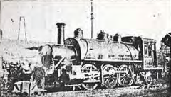 CB&SCR Baldwin 0-6-2ST saddle tank locomotive No. 19