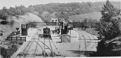 Clonakilty Junction Station in County Cork, Ireland, circa 1898