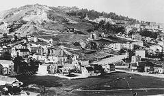 Historical view of Corona Heights in San Francisco in 1899