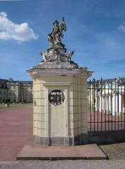 Karlsruhe Palace in Germany with blue sky