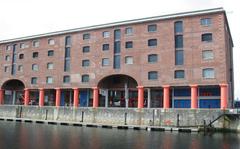 Tate Liverpool art gallery exterior with modern glass architecture