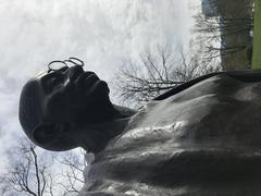 Statue of Mohandas K. Gandhi in Geneva
