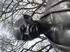 Statue of Mohandas K. Gandhi in Geneva