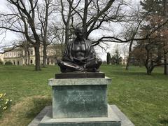 Statue of Mohandas K. Gandhi in Geneva