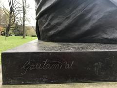 Statue of Mohandas K. Gandhi in Geneva