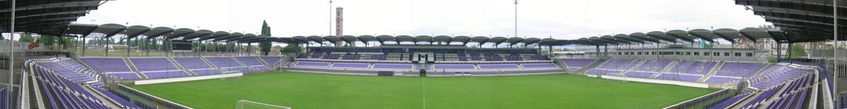 Szusza Ferenc Stadion in Budapest Hungary exterior view