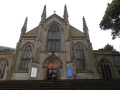 Exterior view of St Mary's Metropolitan Cathedral in Edinburgh