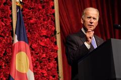 Joe Biden speaking at University of Denver in 2016 about American leadership