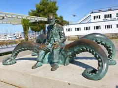 Monument to Julio Verne in Vigo