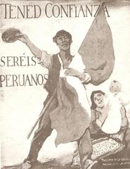 Peruvian propaganda painting by Escuela Nacional de Bellas Artes for Tacna and Arica