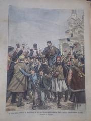 Leader of the Macedonian uprising returning triumphantly to Sofia
