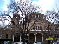 Hadia Nedelja Church exterior with blue sky