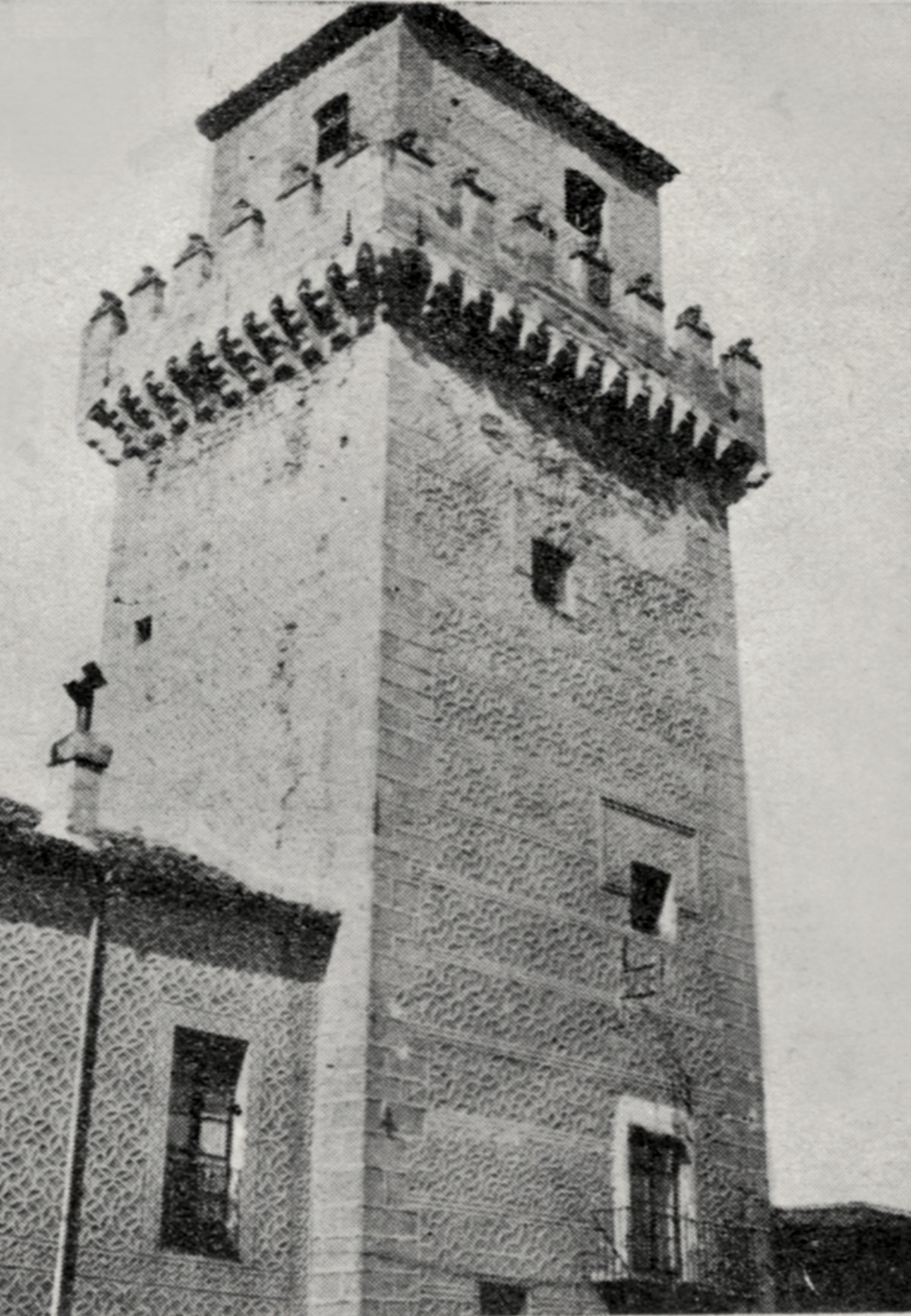 Torre de los Árias Dávila, an ancient tower in Segovia, Castilla y León, Spain