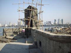 Worli Fort in Mumbai undergoing architectural preservation work