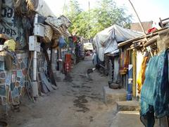 Road leading to Worli Fort in Worli village