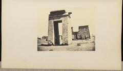Bab el Amara Gate at Karnak photographed by Henry Cammas