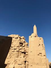 Central Crossings and Hypostyle Hall of Karnak Temple complex in Luxor Egypt