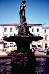 Havis Amanda fountain in Helsinki during June 1973