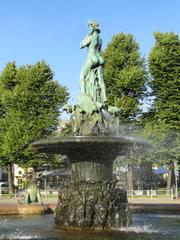 Havis Amanda statue in Esplanadi park, Helsinki, Finland, sculpted by Ville Vallgren