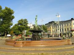 Havis Amanda fountain sculpture in Esplanadi park, Helsinki by Ville Vallgren