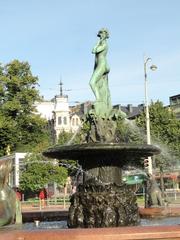Havis Amanda statue in Esplanadi park Helsinki Finland