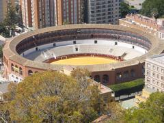 Plaza de Toros de La Malagueta in Málaga, Spain showing the historic bullring arena