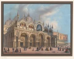 View of the Basilica of San Marco in Venice