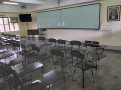 Classroom interior of room 403 in Julian Felipe Hall at De La Salle University – Dasmariñas
