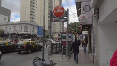 Entrance to Malabia Station of Buenos Aires Metro