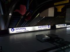 Staircase at Armênia Station near Praça Armênia in São Paulo Metro