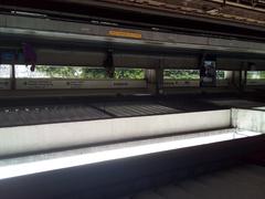 Plataforma da Estação Armênia sentido Jabaquara no metrô de São Paulo