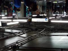 Exit of Jabaquara Station with people walking