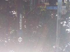 Jabaquara station totem with signage in São Paulo