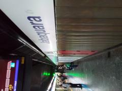 Jabaquara metro station in São Paulo Brazil platform and tracks