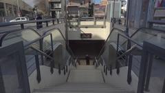 Access to Tronador station of Buenos Aires metro