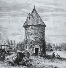 The Old Windmill and Morgue on Windmill Point in Montreal
