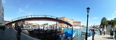 Ponte della Costituzione modern footbridge in Venice over Grand Canal
