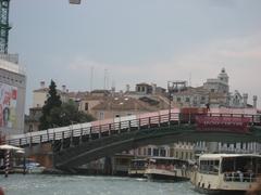 Scenic view of Venice canal with gondolas and historic buildings