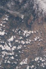 View of Earth from space showing Monte Subasio, Assisi, and Umbria during ISS Expedition 67