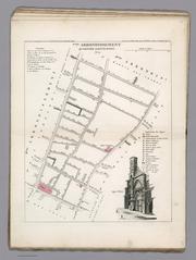 Engraved hand-colored map of the 7th arrondissement, Faubourg du Roule, Paris with Church of Saint-Philippe du Roule showing streets, monuments, and public buildings