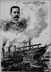 Captain Augusto de Castilho commander of Portuguese corvette Mindello granting asylum to Brazilian rebels in Rio de Janeiro port 1894