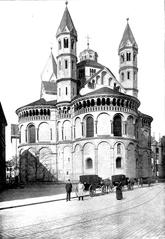Chorus side view of St. Aposteln church in Cologne