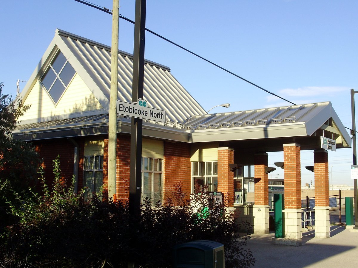 GO Transit's Etobicoke North GO Station in Toronto