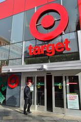 Target store exterior at 16th Street Mall in Denver