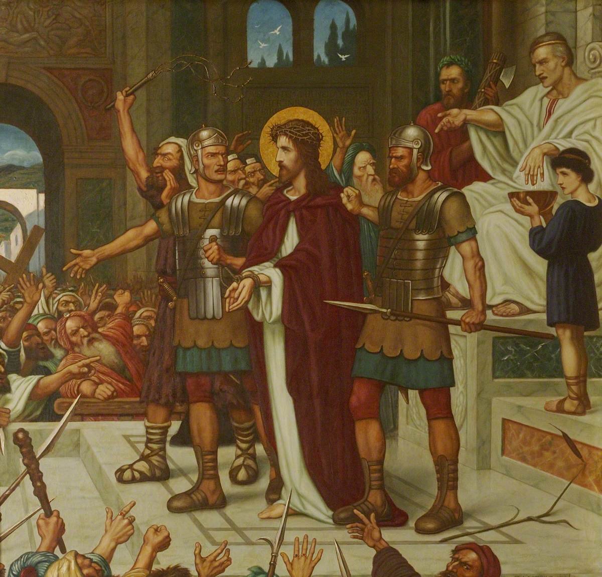 Jesus Christ Condemned to Death painting by Edward Arthur Fellowes Prynne