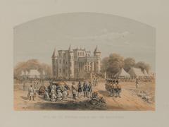 Dil Khoosha Palace near the Martiniere in Lucknow, historic hunting lodge ruins surrounded by gardens