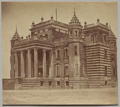 Dilkoosha Palace in historical photograph by Felice A. Beato