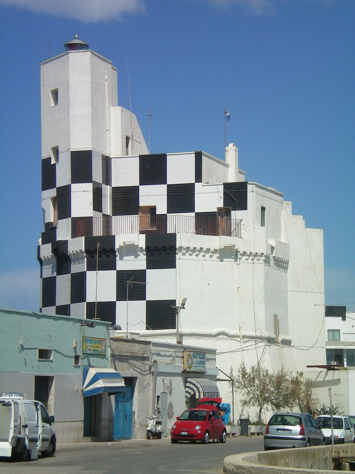 Torre San Giovanni historic lighthouse in Ugento Italy