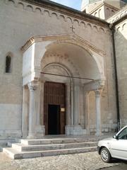 Ancona S.Ciriaco side entry Italy historical church exterior